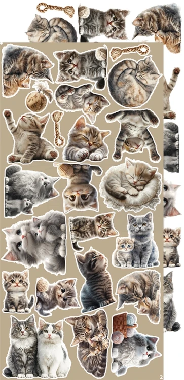 Zestaw dodatków 15x30 Creative Extras - 03 - Cats CC-CEX-03 Craft O'Clock