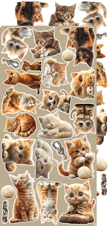 Zestaw dodatków 15x30 Creative Extras - 03 - Cats CC-CEX-03 Craft O'Clock