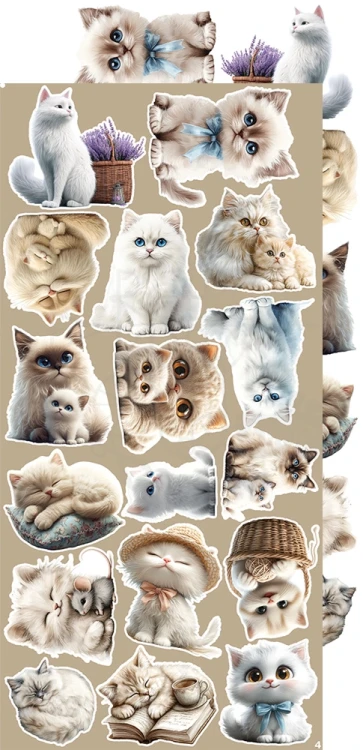 Zestaw dodatków 15x30 Creative Extras - 03 - Cats CC-CEX-03 Craft O'Clock