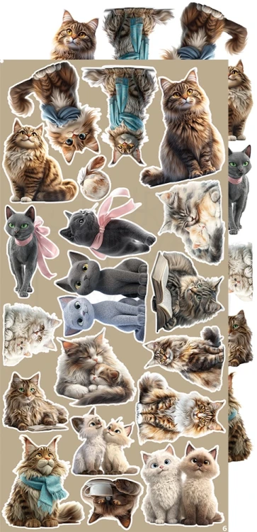 Zestaw dodatków 15x30 Creative Extras - 03 - Cats CC-CEX-03 Craft O'Clock