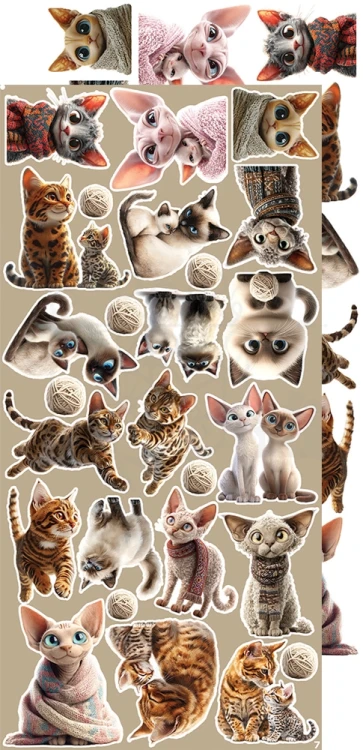 Zestaw dodatków 15x30 Creative Extras - 03 - Cats CC-CEX-03 Craft O'Clock
