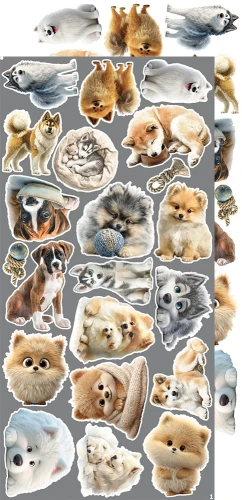 Zestaw dodatków 15x30 Creative Extras - 04 - Dogs CC-CEX-04 Craft O'Clock
