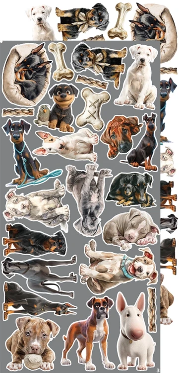 Zestaw dodatków 15x30 Creative Extras - 04 - Dogs CC-CEX-04 Craft O'Clock