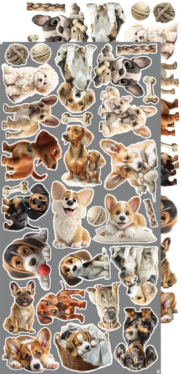 Zestaw dodatków 15x30 Creative Extras - 04 - Dogs CC-CEX-04 Craft O'Clock