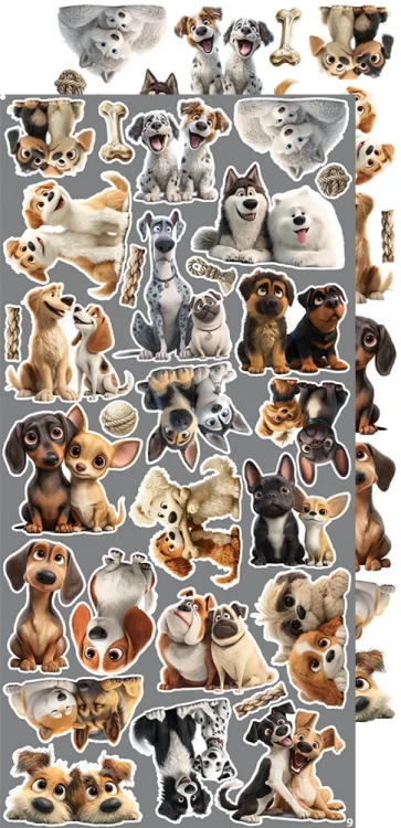 Zestaw dodatków 15x30 Creative Extras - 04 - Dogs CC-CEX-04 Craft O'Clock