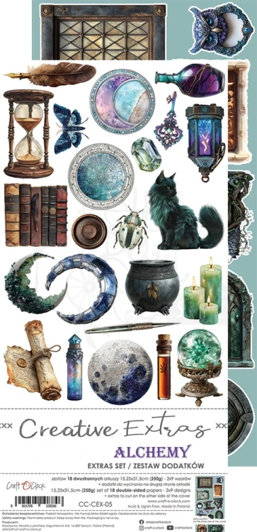 Zestaw dodatków 15x30 Creative Extras - 05 - Alchemy CC-CEX-05 Craft O'Clock