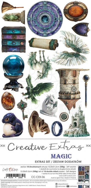 Zestaw dodatków 15x30 Creative Extras - 06 - Magic CC-CEX-06 Craft O'Clock