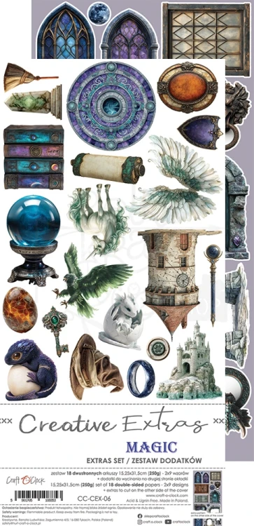 Zestaw dodatków 15x30 Creative Extras - 06 - Magic CC-CEX-06 Craft O'Clock