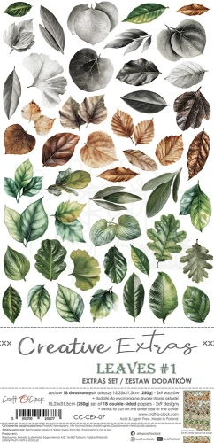 Zestaw dodatków 15x30 Creative Extras - 07 - Leaves #1 CC-CEX-07 Craft O'Clock