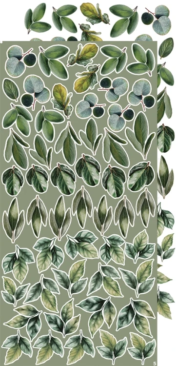 Zestaw dodatków 15x30 Creative Extras - 07 - Leaves #1 CC-CEX-07 Craft O'Clock