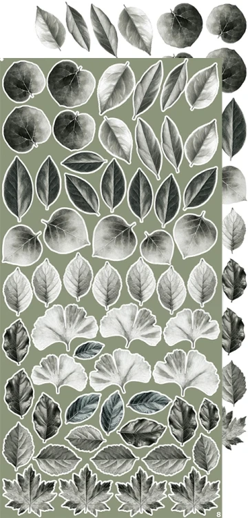Zestaw dodatków 15x30 Creative Extras - 07 - Leaves #1 CC-CEX-07 Craft O'Clock