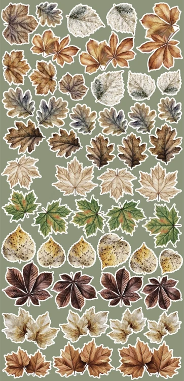 Zestaw dodatków 15x30 Creative Extras - 07 - Leaves #1 CC-CEX-07 Craft O'Clock