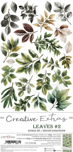 Zestaw dodatków 15x30 Creative Extras - 08 - Leaves #2 CC-CEX-08 Craft O'Clock