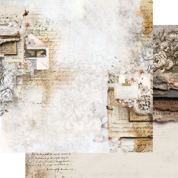 Zestaw papierów do scrapbookingu 20x20 In silence - AA-IS-08 Alchemy of Art