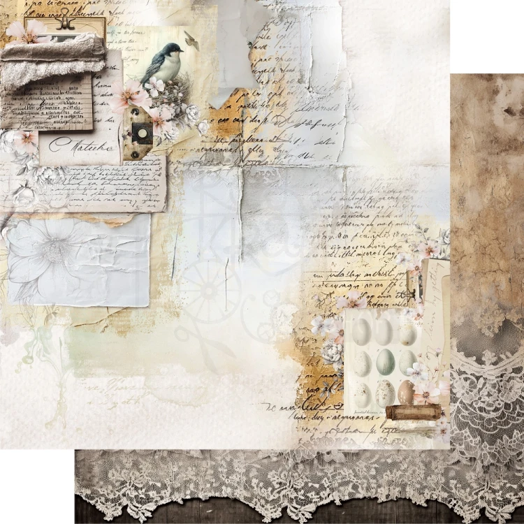 Zestaw papierów do scrapbookingu 20x20 In silence - AA-IS-08 Alchemy of Art