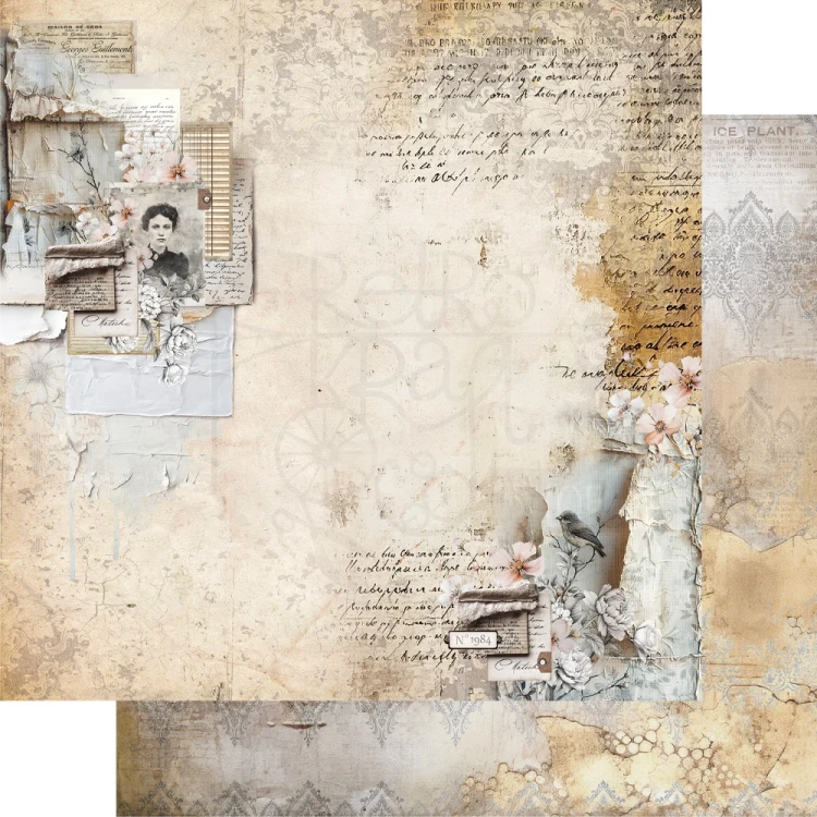 Zestaw papierów do scrapbookingu 20x20 In silence - AA-IS-08 Alchemy of Art