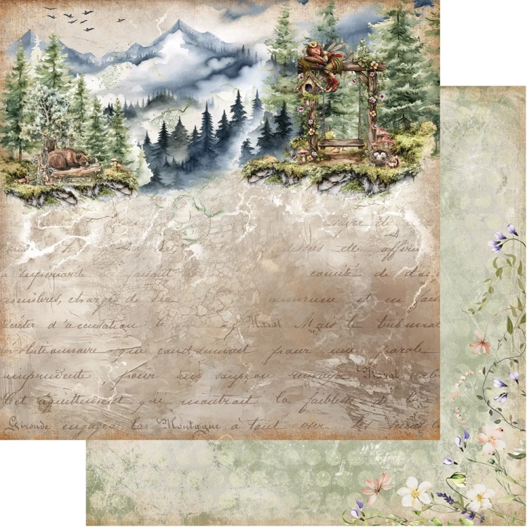Zestaw papierów do scrapbookingu 30x30 Friends of the Forest - AA-FOTF-07 Alchemy of Art