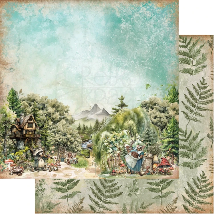 Zestaw papierów do scrapbookingu 20x20 Friends of the Forest - AA-FOTF-08 Alchemy of Art