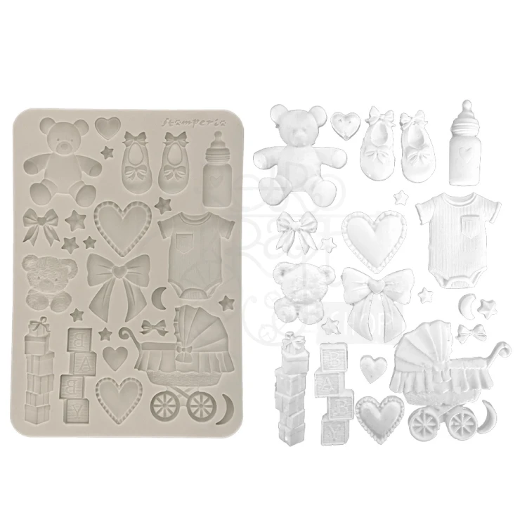 Foremka silikonowa A5 Baby Accesories KACMA601 Stamperia