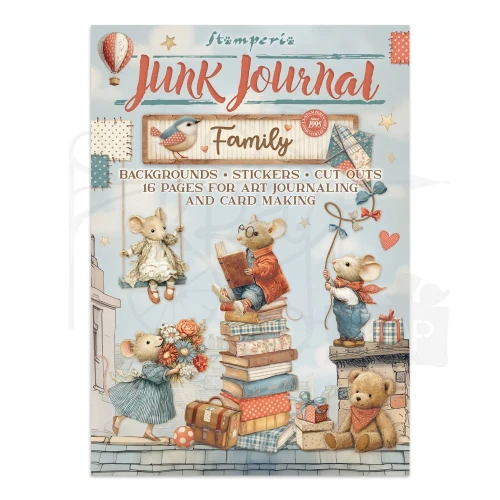 Junk Journal A4 Family 16 kart SBJK11 Stamperia