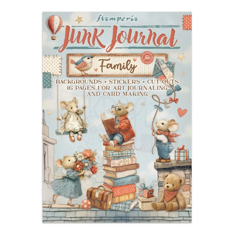Junk Journal A4 Family 16 kart SBJK11 Stamperia