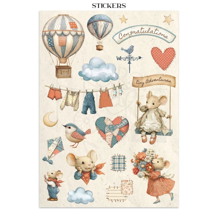 Junk Journal A4 Family 16 kart SBJK11 Stamperia