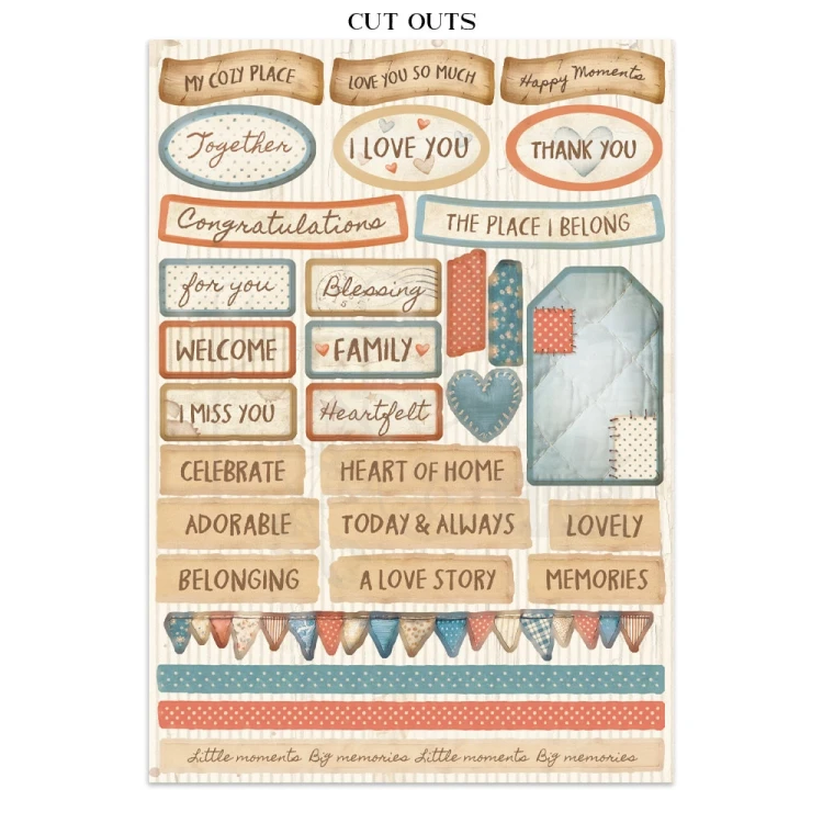 Junk Journal A4 Family 16 kart SBJK11 Stamperia