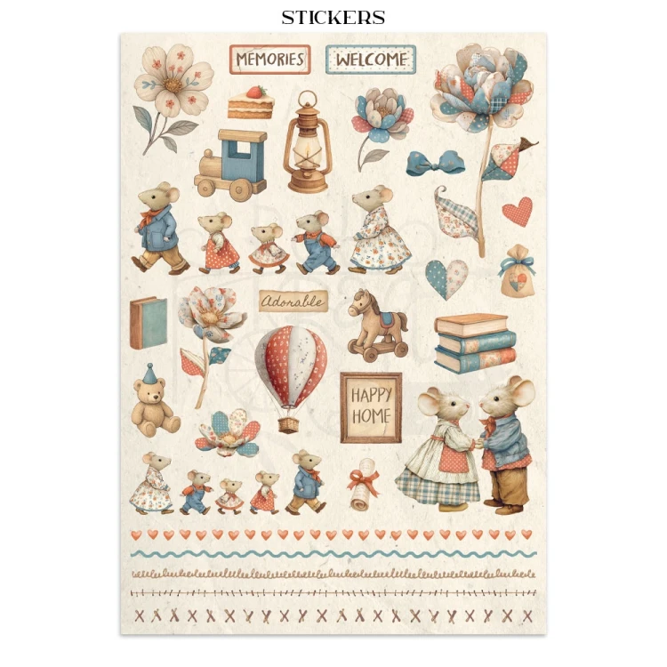 Junk Journal A4 Family 16 kart SBJK11 Stamperia