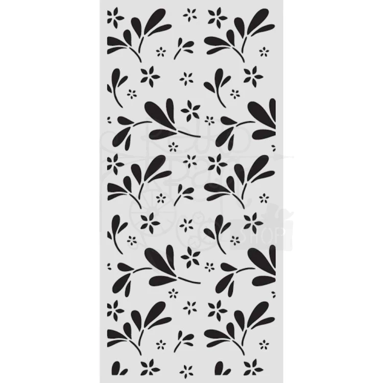 Szablon maska 12x25cm Family Kwiatki KSTDL143 Stamperia