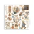 Rub-on transfer 15.5x15.15cm Family DFLRBX04 Stamperia