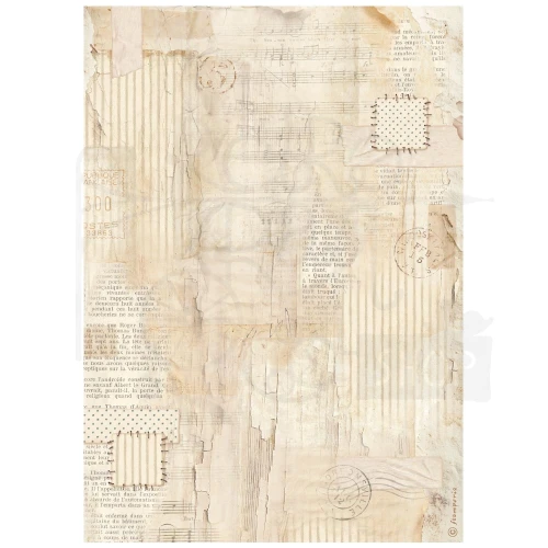 Papier ryżowy do decoupage A4 Family Tło wzorzyste DFSA41085 Stamperia