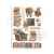 Papier washi A5 Family 8 arkuszy SBW28 Stamperia