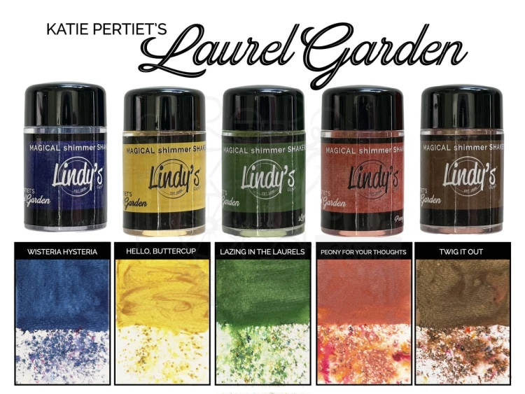 Zestaw pigmentów Magical Shaker Set Katie Pertiet's Laurel Garden Lindy's Stamp Gang