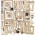 Ozdoby papierowe Nostalgic Memories Die-Cut Ephemera and Frames 62 szt DNM-33984 49 and Market