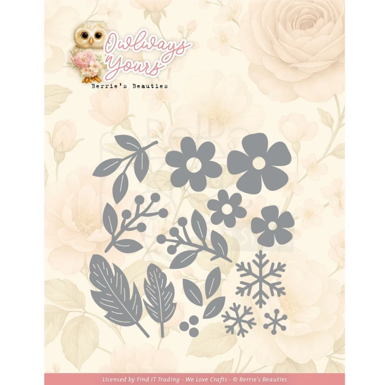 Wykrojnik Owlways yours - Owl Accessories BBD10079 Find It Trading
