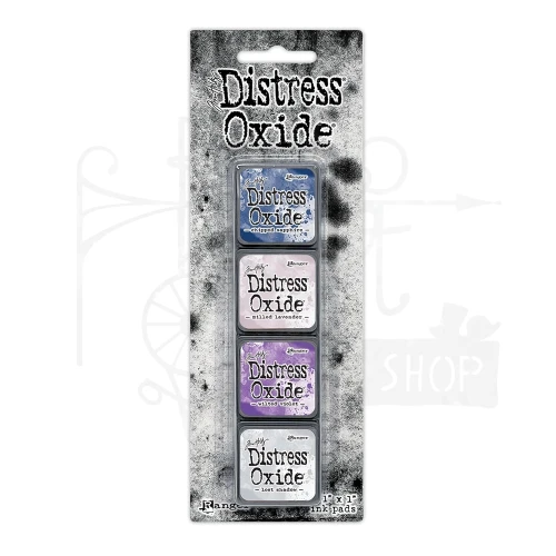 Zestaw 4 tuszów Tim Holtz Distress Mini Oxide Ink Pads Kit 18 TDIK91639 Ranger