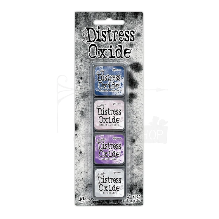 Zestaw 4 tuszów Tim Holtz Distress Mini Oxide Ink Pads Kit 18 TDIK91639 Ranger