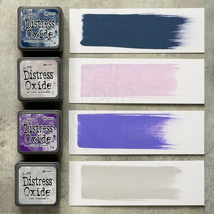 Zestaw 4 tuszów Tim Holtz Distress Mini Oxide Ink Pads Kit 18 TDIK91639 Ranger