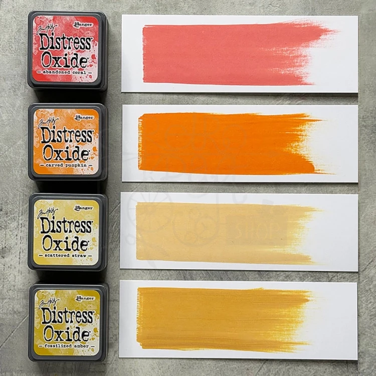 Zestaw 4 tuszów Tim Holtz Distress Mini Oxide Ink Pads Kit 17 TDIK91608 Ranger