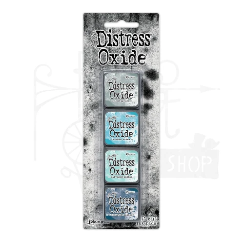 Zestaw 4 tuszów Tim Holtz Distress Mini Oxide Ink Pads Kit 16 TDIK91622 Ranger