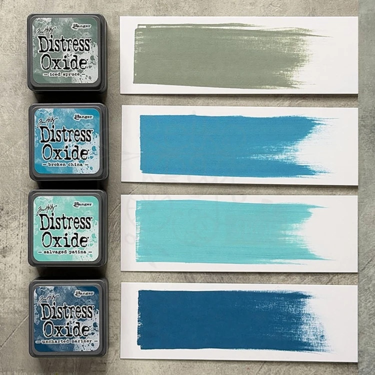 Zestaw 4 tuszów Tim Holtz Distress Mini Oxide Ink Pads Kit 16 TDIK91622 Ranger