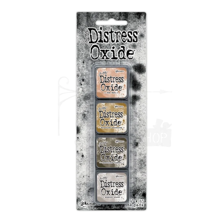 Zestaw 4 tuszów Tim Holtz Distress Mini Oxide Ink Pads Kit 15 TDIK91646 Ranger