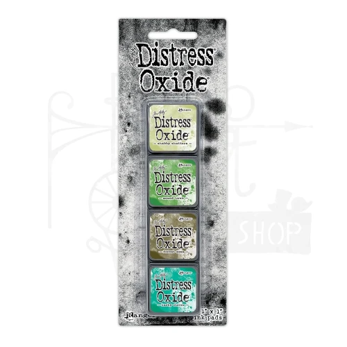 Zestaw 4 tuszów Tim Holtz Distress Mini Oxide Ink Pads Kit 14 TDIK91615 Ranger