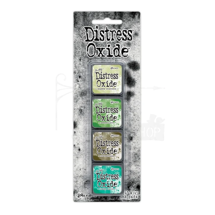 Zestaw 4 tuszów Tim Holtz Distress Mini Oxide Ink Pads Kit 14 TDIK91615 Ranger