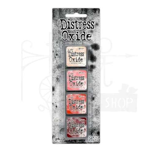 Zestaw 4 tuszów Tim Holtz Distress Mini Oxide Ink Pads Kit 13 TDIK91592 Ranger