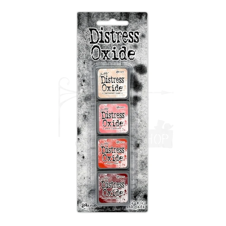 Zestaw 4 tuszów Tim Holtz Distress Mini Oxide Ink Pads Kit 13 TDIK91592 Ranger