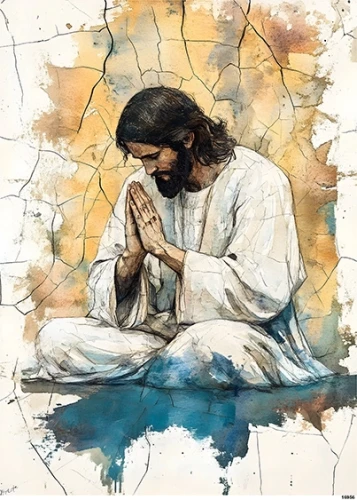Papier ryżowy do decoupage A5 Jezus 16956