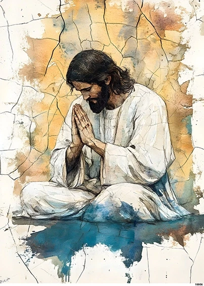 Papier ryżowy do decoupage A5 Jezus 16956