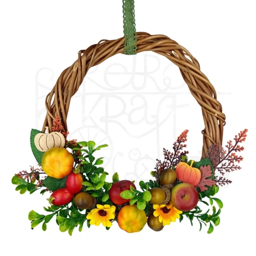 Wianek wiklinowy ring naturalny 30cm