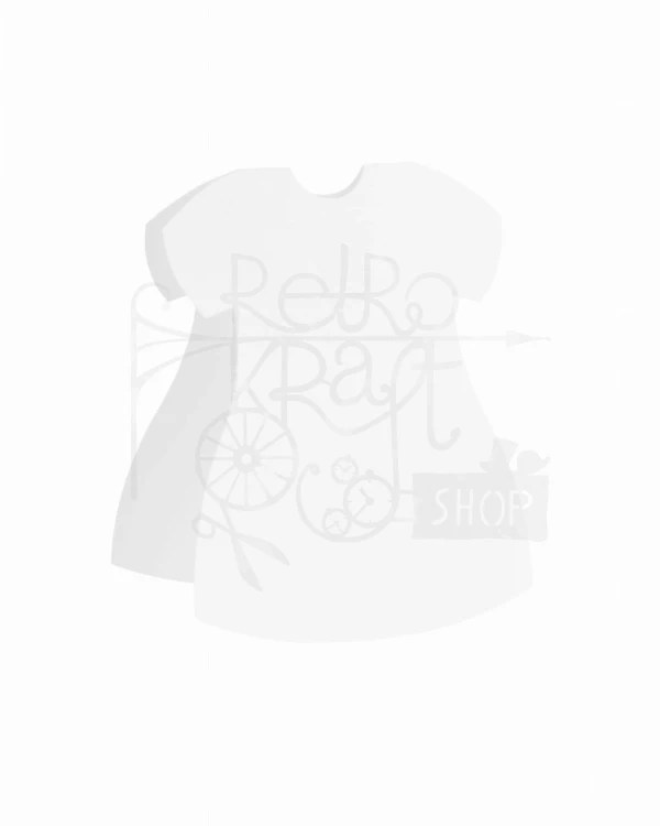 Baza do kartki Sukienka - biały - 14.7x18.7cm Rzeczy z Papieru